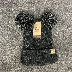 C.C kids double Pom Pom beanie